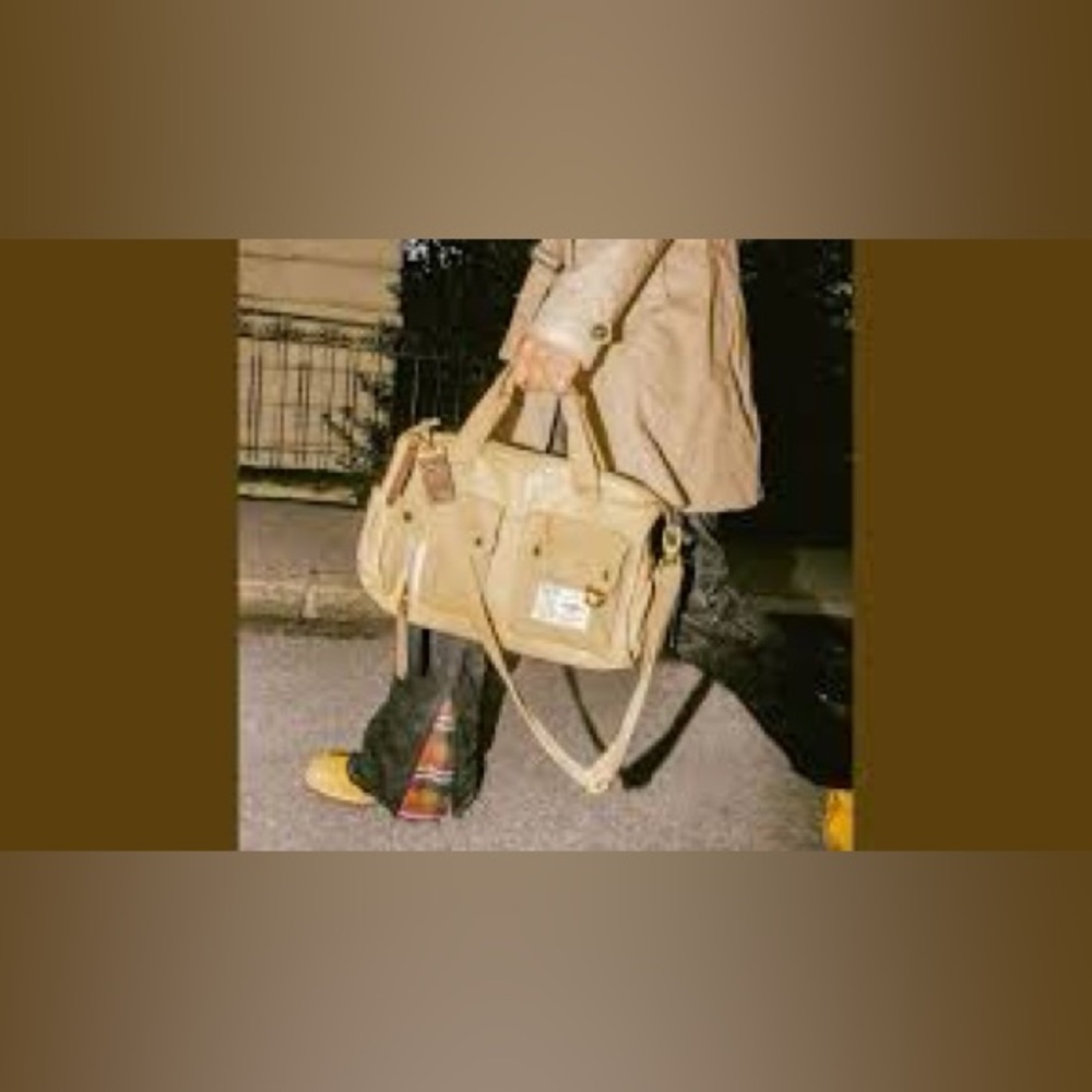 Fossil 1954 Long Live Vintage Crossbody Canvas & Leather Messenger Bag, Charm